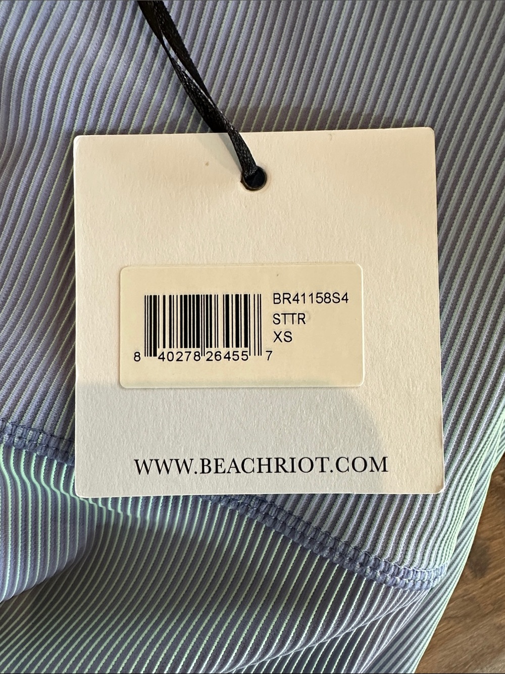 Beach Riot Purple/Mint Green Ribbed  Dress - Picture 8 of 8